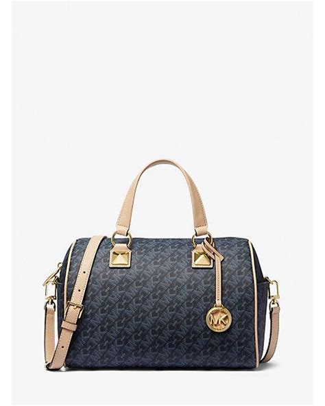 michael michael kors handbag grayson monogram medium satchel